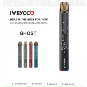 iweycco Ghost Vape 650mah 12Wポッドキット電子タバコ2MLカートリッジ気化器
